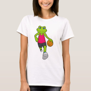 T-shirt Joueur de basket-ball de grenouille