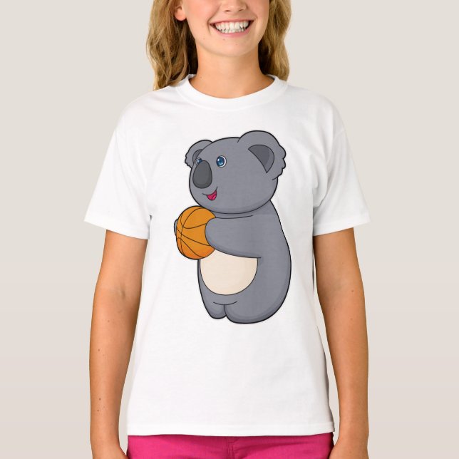 T-shirt Joueur de basket-ball de Koala (Devant)