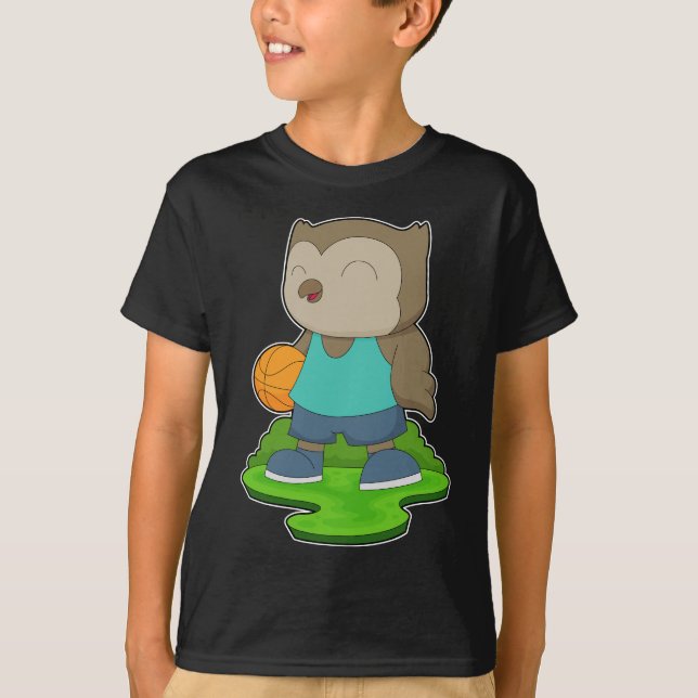 T-shirt Joueur de basket-ball de Owl (Devant)