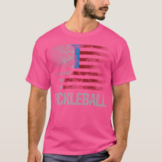 T-shirt Joueur de basket-ball de pavillon américain