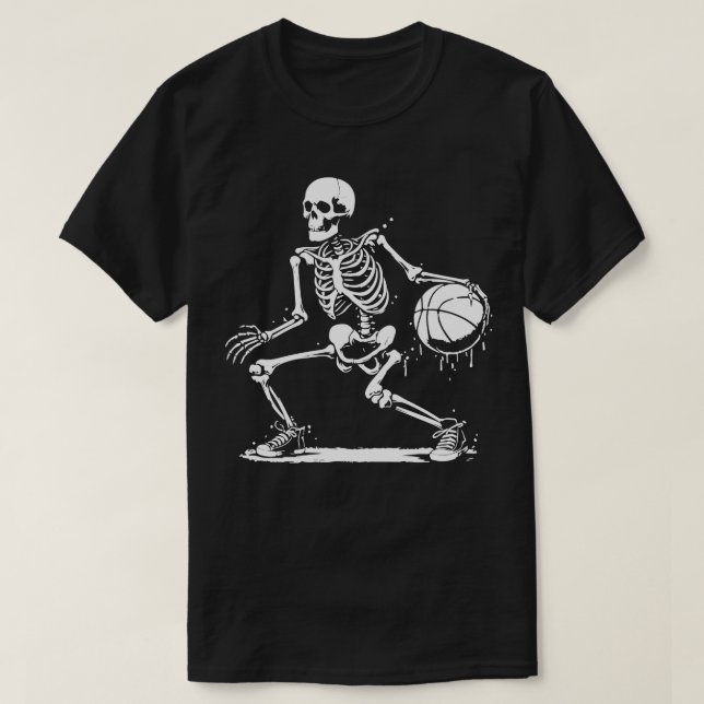 T-shirt joueur de basket-ball de sksleigh (Design devant)