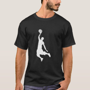 T-shirt Joueur de basket-ball Dunk Funny Sports Équipe de 