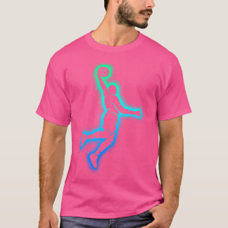 T-shirt Joueur de basket-ball Dunking Hommes Basketball Ga