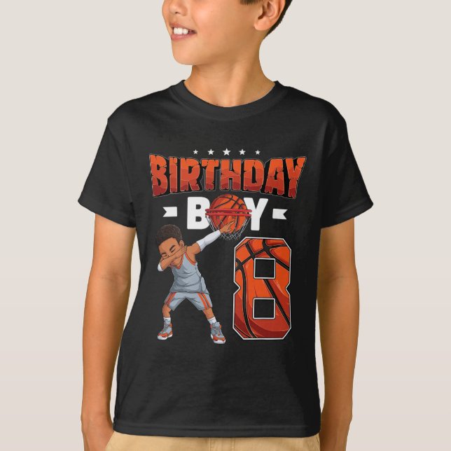 T-shirt Joueur de basket-ball en basketball 8 ans Garçon 8 (Devant)