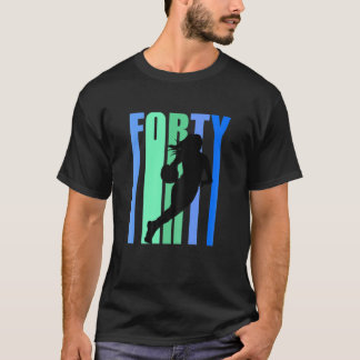 T-shirt Joueur de basket-ball féminin 40E Anniversaire Sho