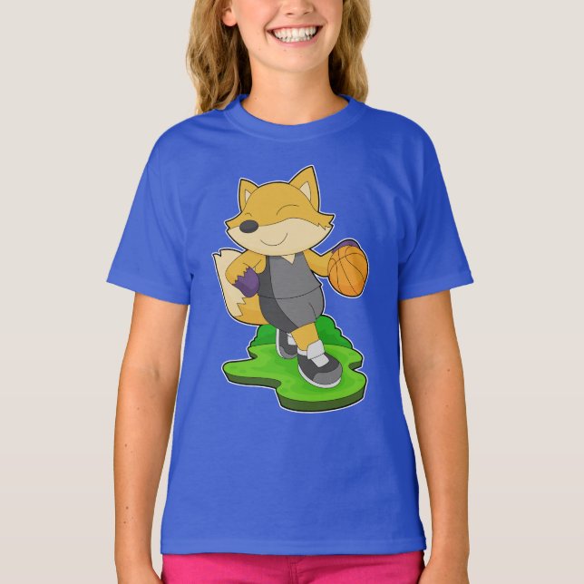 T-shirt Joueur de basket-ball Fox (Devant)