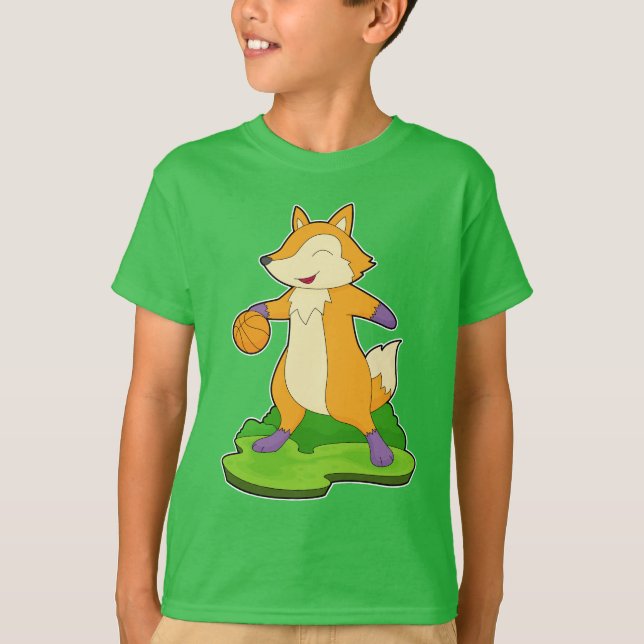 T-shirt Joueur de basket-ball Fox (Devant)