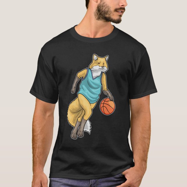 T-shirt Joueur de basket-ball Fox (Devant)