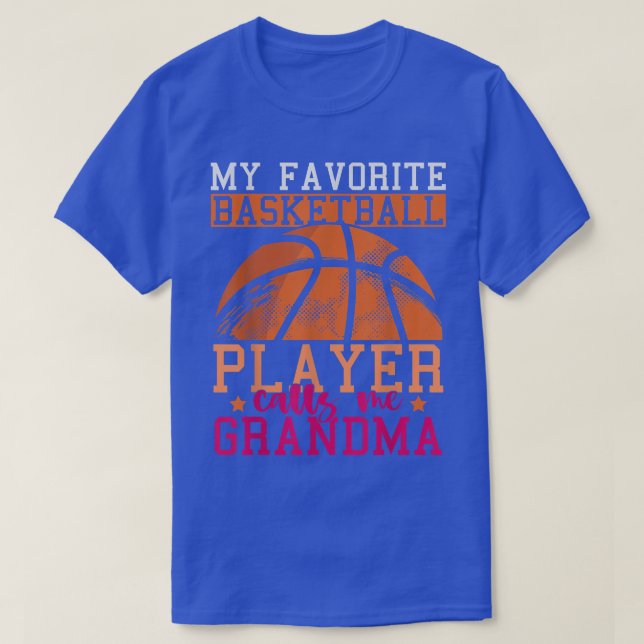 T-shirt Joueur de basket-ball Grand-mère Mères Jour Sports (Design devant)