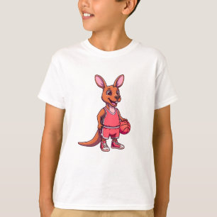 T-shirt Joueur de Basket-ball Kangourou Mignon - Sport Drô