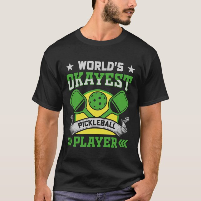 T-shirt Joueur de basket-ball le plus Okayest du monde (Devant)