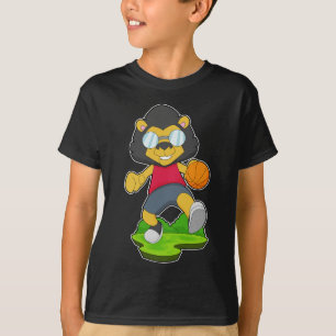 T-shirt Joueur de basket-ball Lion Basketball