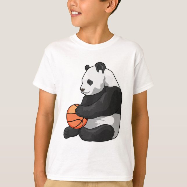 T-shirt Joueur de basket-ball Panda (Devant)