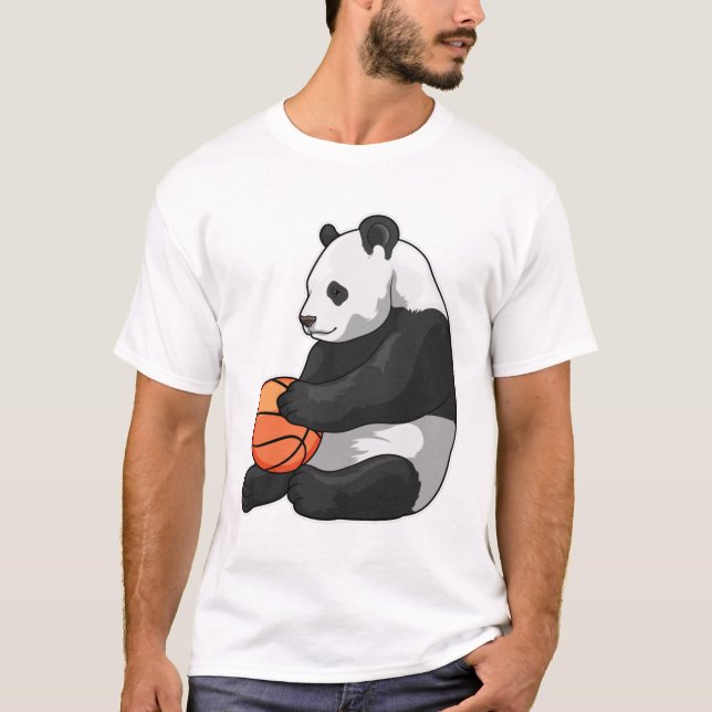 T-shirt Joueur de basket-ball Panda (Devant)