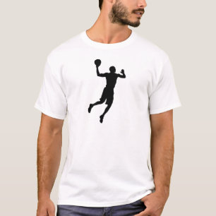 T-shirt Joueur de basket-ball Pop Art Silhouette