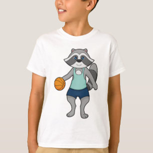 T-shirt Joueur de basket-ball Racoon