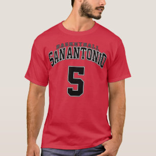 T-shirt Joueur de basket-ball San Antonio Numéro 6