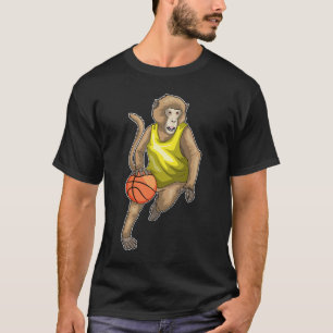 T-shirt Joueur de basket-ball singe