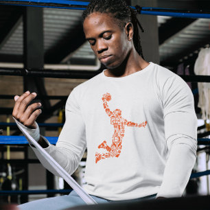 T-shirt Joueur de basket-ball Slam The Ball Symbolique