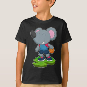 T-shirt Joueur de basket-ball Souris Basket-ball