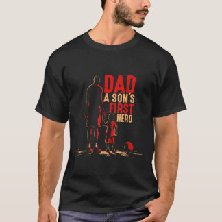 T-shirt Joueur de basket Papa a Sons Premier héros Pères D