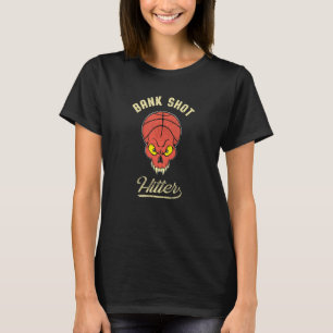 T-shirt Joueur de basket Skully Réussite de tir à la banqu