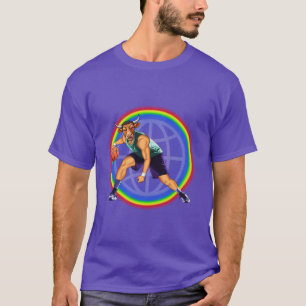 T-shirt Joueur de basketball taureaux de Chicago en action
