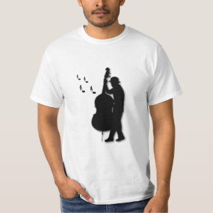 T-shirt Joueur de basse musicien