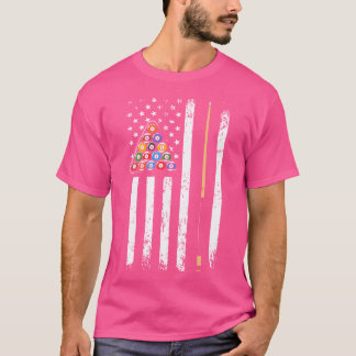 T-shirt Joueur de billard américain