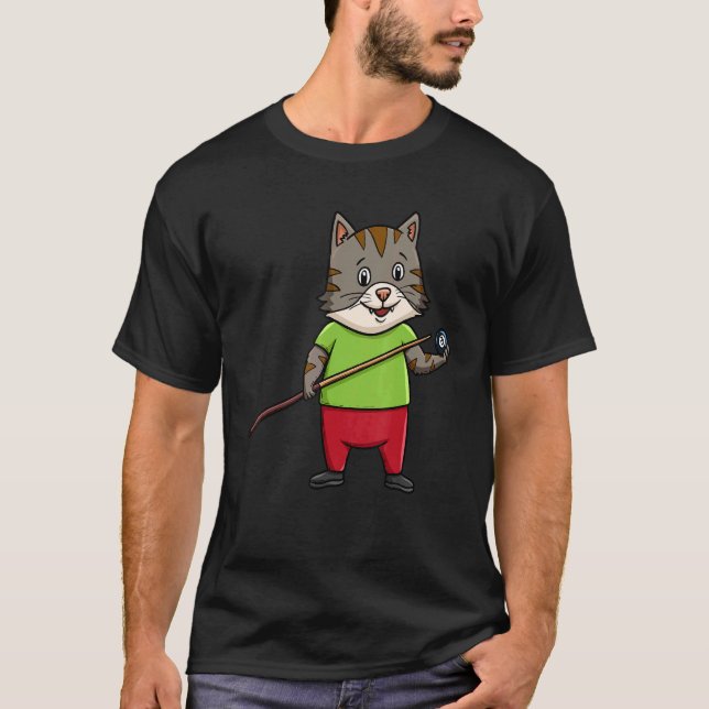 T-shirt Joueur de billard billard billard billard billard  (Devant)