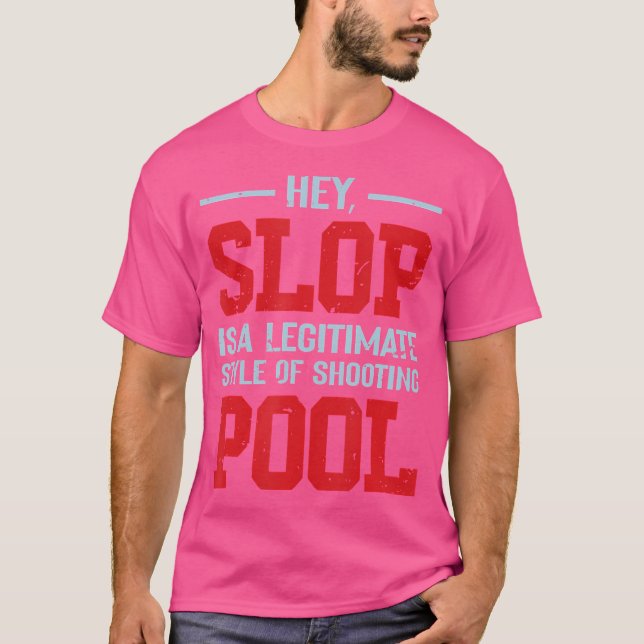 T-shirt Joueur de billard de billard de billard de gant po (Devant)