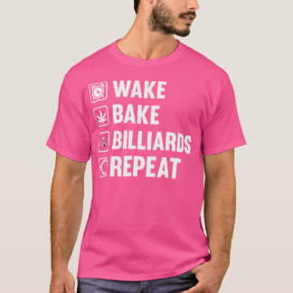 T-shirt Joueur De Billard Et Billard De Billard
