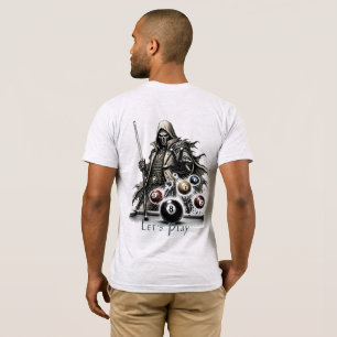 T-shirt Joueur de billard pirate de l'espace