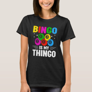 T-shirt Joueur de Bingo Halls Casino Jeu Carte Jeu Basse