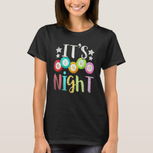 T-shirt Joueur de Bingo Jeu de nuit de Bingo Lotterie B
