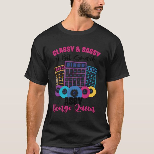 T-shirt Joueur de Bingo Lottery Bingo Que (Devant)