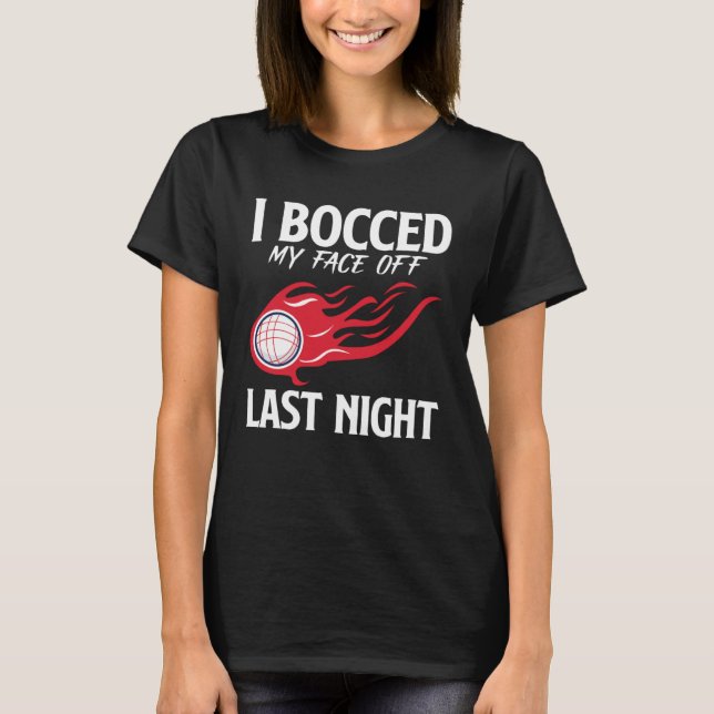T-shirt Joueur de boules de Bocce 2 (Devant)