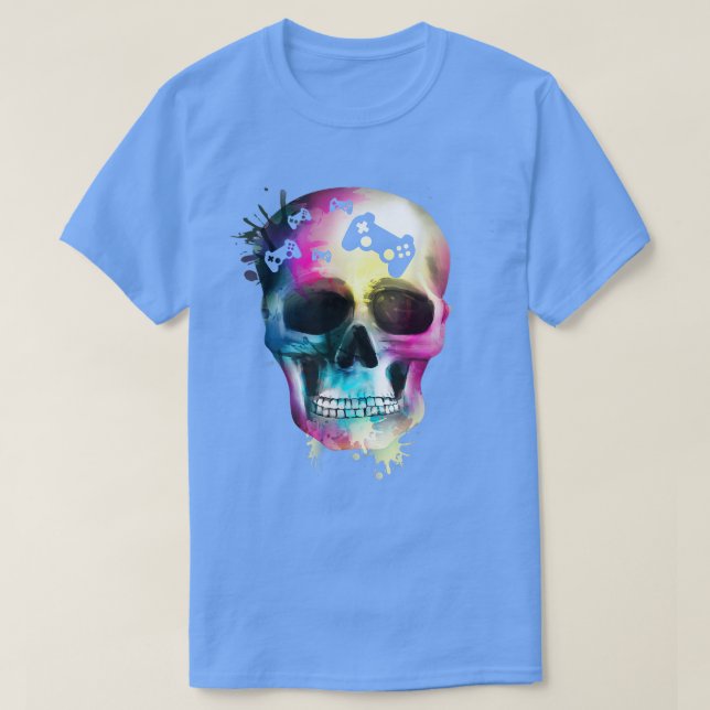 T-shirt Joueur de contrôleur mental hommes garçons ados  (Design devant)