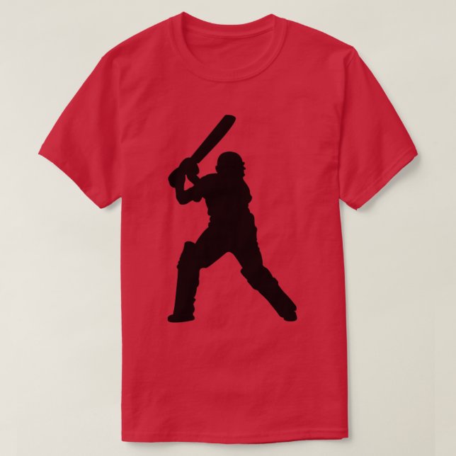 T-shirt Joueur de cricket (Design devant)