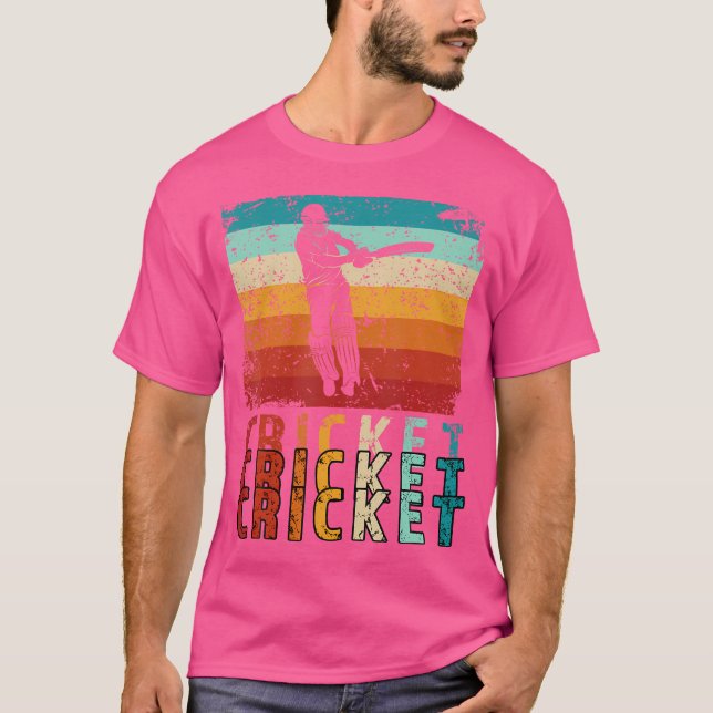 T-shirt Joueur de cricket (Devant)
