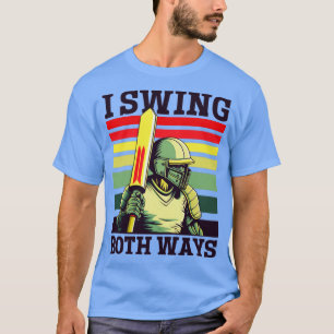 T-shirt Joueur de cricket essuyant les deux façons (1)