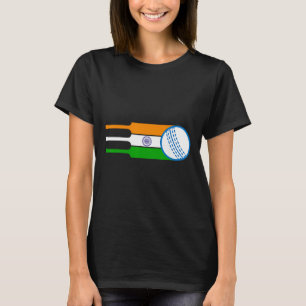 T-shirt Joueur de cricket indien Équipe Fans de cricket In