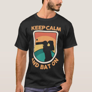 T-shirt Joueur de cricket joueur de cricket athlète Gardez