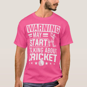 T-shirt Joueur de cricket Saison de cricket Ma première di