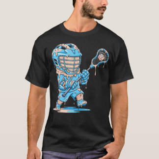 T-shirt Joueur de Crosse Dégoulinant de Glace Crème Dégoul
