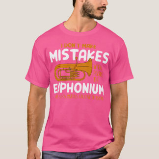 T-shirt Joueur de euphonium Drôle Cadeau de musique euphon