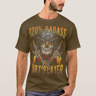 T-shirt Joueur de fléchettes de rouleaux de roche 120 Flèc