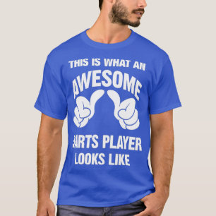 T-shirt Joueur de fléchettes génial semble drôle