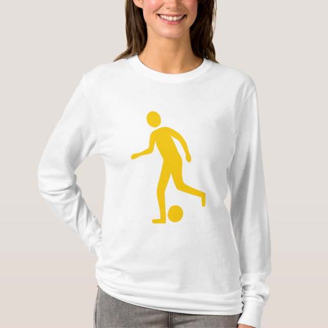 T-shirt Joueur de football - Amber (Devant)