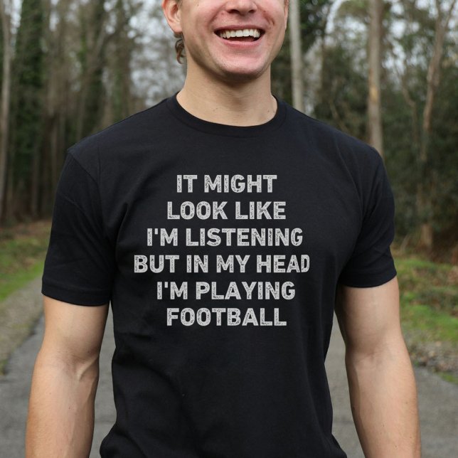 T-shirt Joueur de football amusant (Créateur téléchargé)
